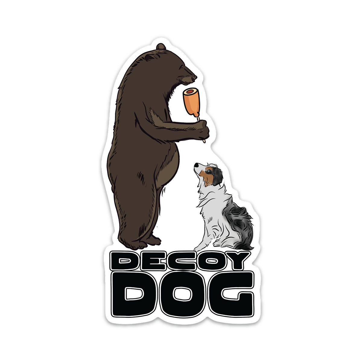 Decoy Dog Sticker