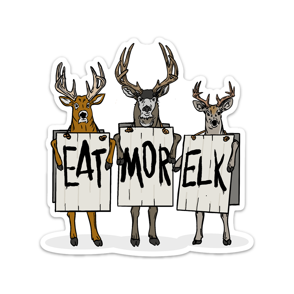 Elk-Fil-A Sticker
