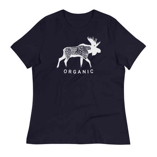 Women's Organic Moose T-Shirt