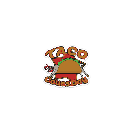 Taco Coues Day Sticker